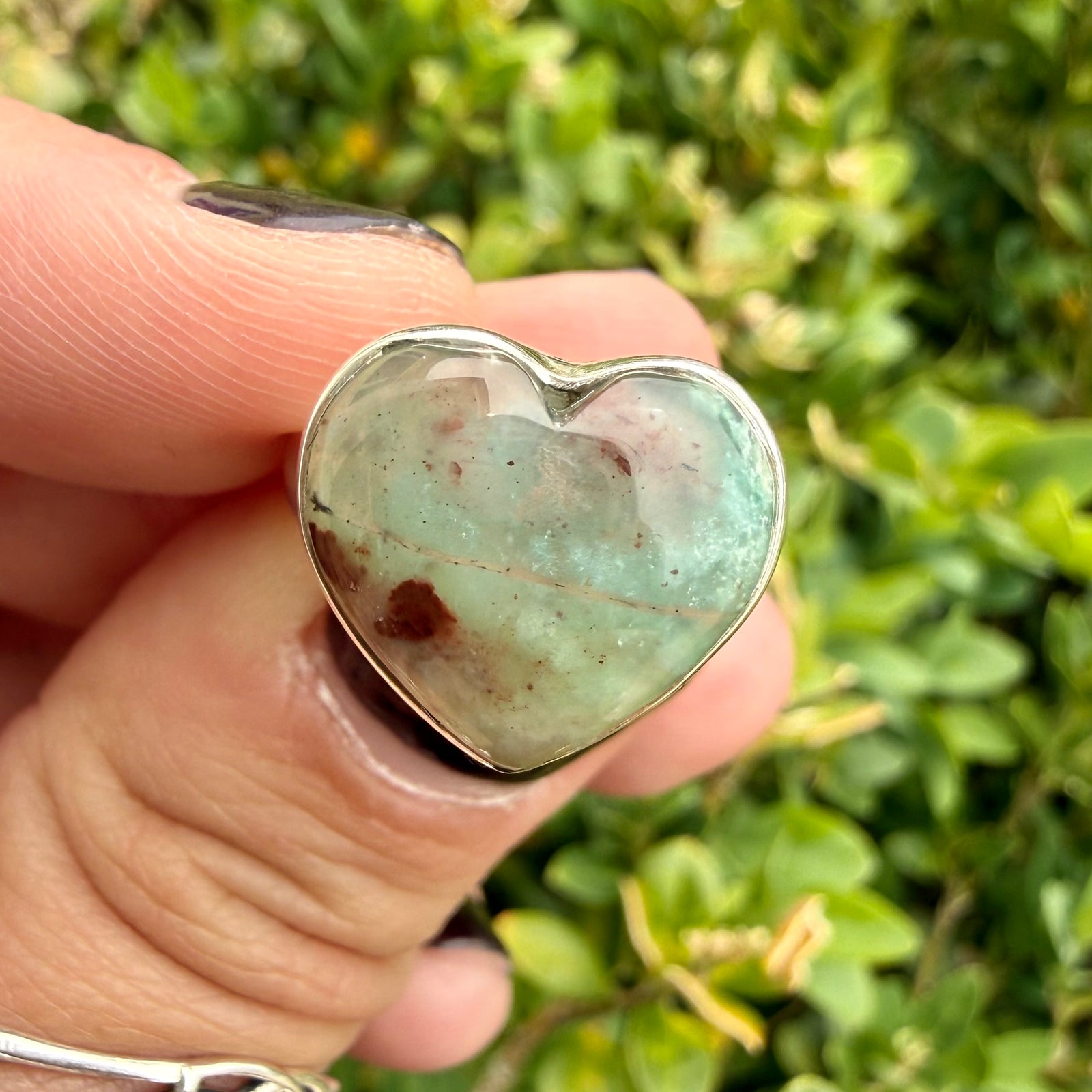Aquaprase Sterling Silver Ring - Assorted Sizes