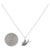 Sterling Silver 18 Inch Snail Charm Necklace
