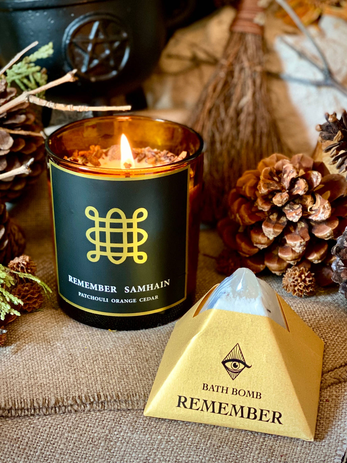 Remember Bath Bomb with Charged Crystal