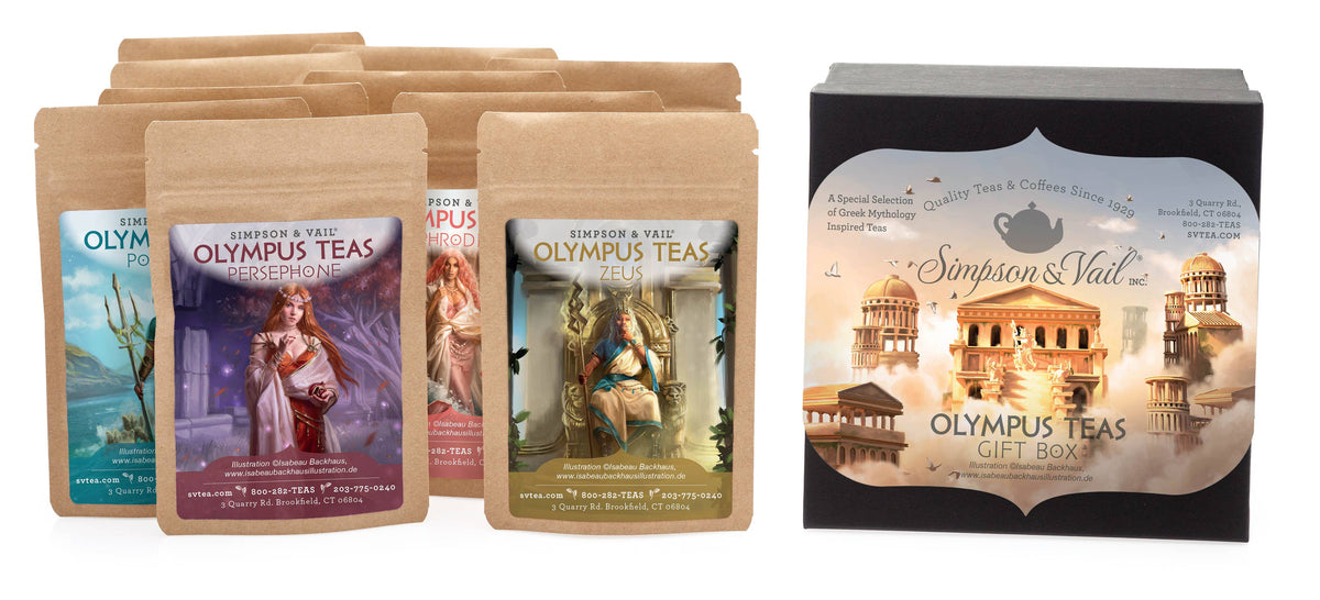 Mount Olympus Teas Gift Box - 10 Packages (1/2 Ounce Each)