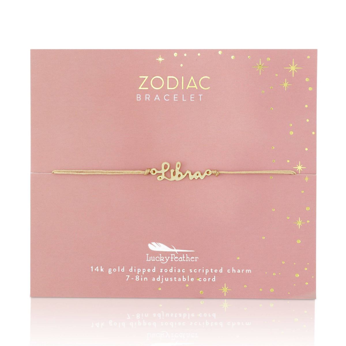 Zodiac Bracelet 14k Gold Dipped - Choose your Sign