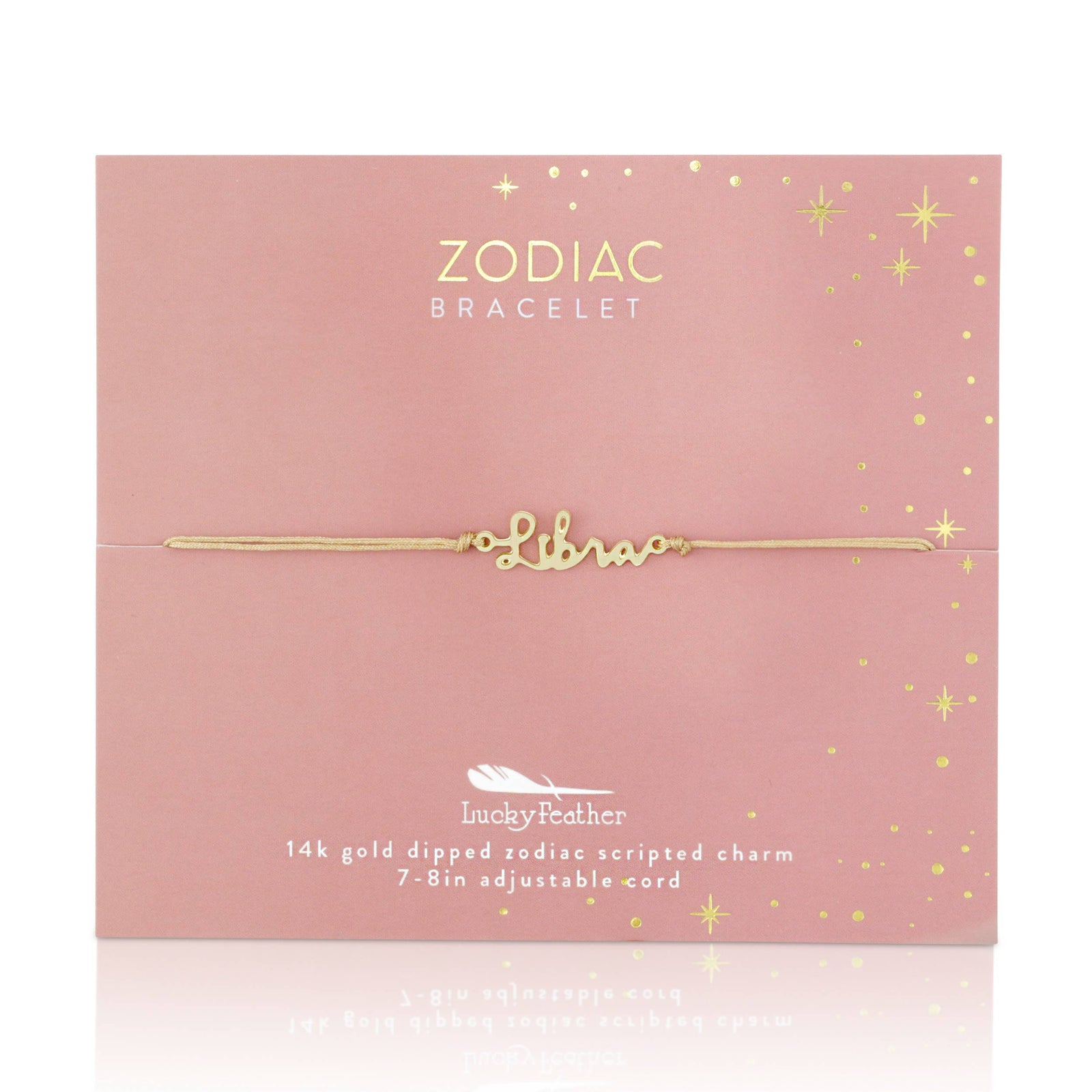 Zodiac Bracelet 14k Gold Dipped - Choose your Sign