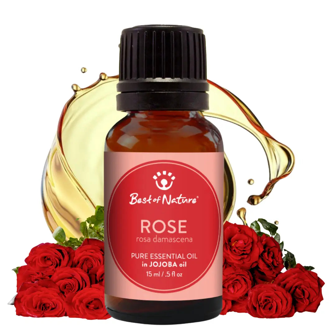 Rose Absolute Essential Oil Blended with Jojoba Oil
