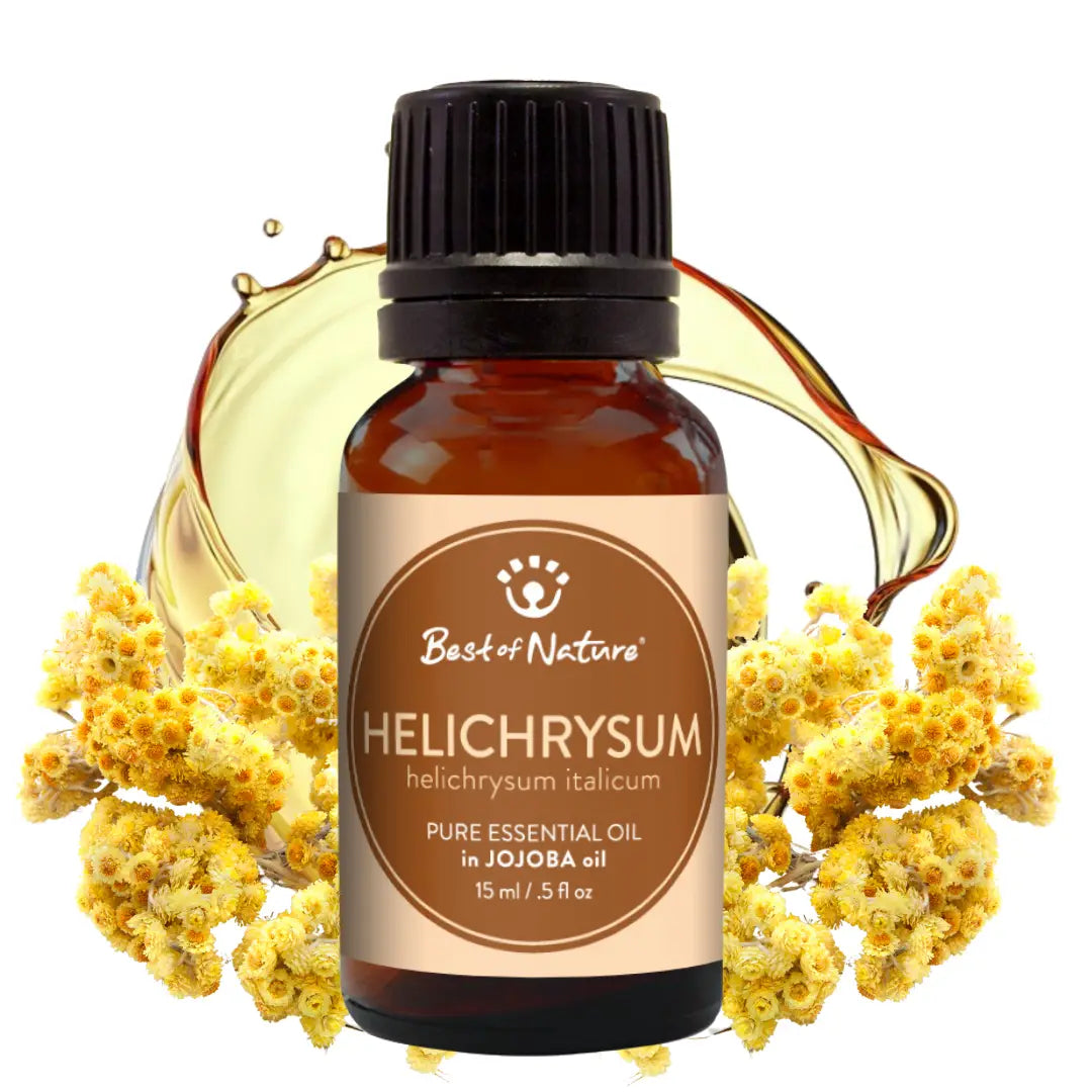 Helichrysum Essential Oil Blended with Jojoba Oil