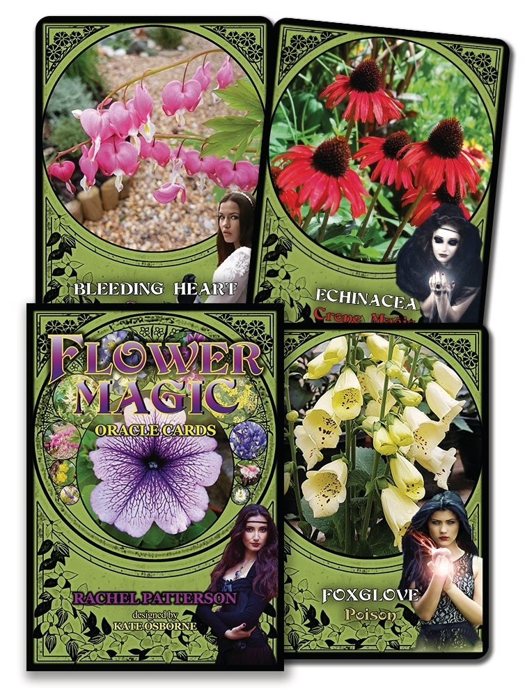 Flower Magic Oracle Cards box by Rachel Patterson, Llewellyn