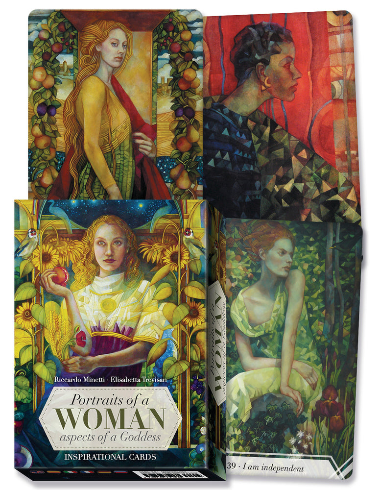 Portraits of a Woman, Aspects of a Goddess Inspirational Cards deck by Riccardo Minetti and Elisabetta Trevisan, Llewellyn