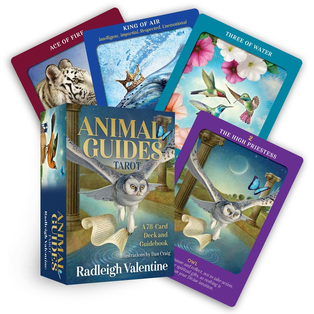 Animal Guides Tarot deck box by Radleigh Valentine, Hay House