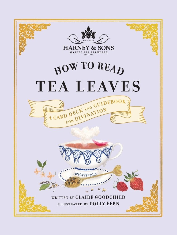 Harney and Sons How to Read Tea Leaves card deck and guidebook