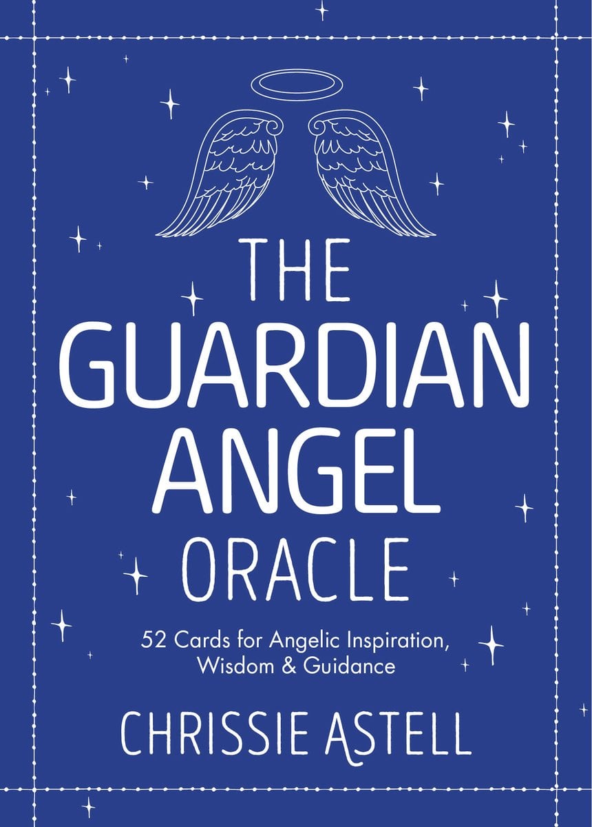 The Guardian Angel Oracle deck box by Chrissie Astell with art by Rene Milot, Watkins