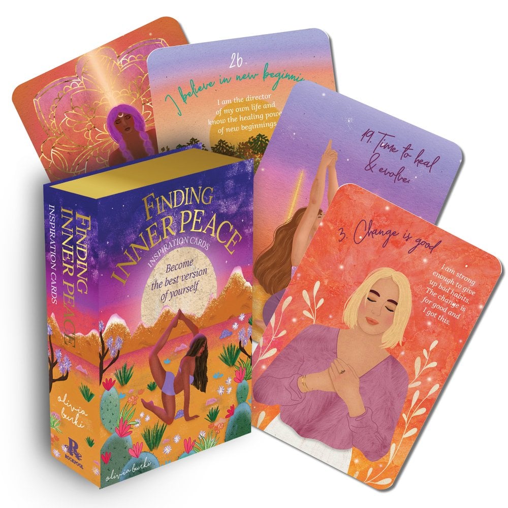 Finding Inner Peace Inspiration Cards by Olivia Burki, Rockpool