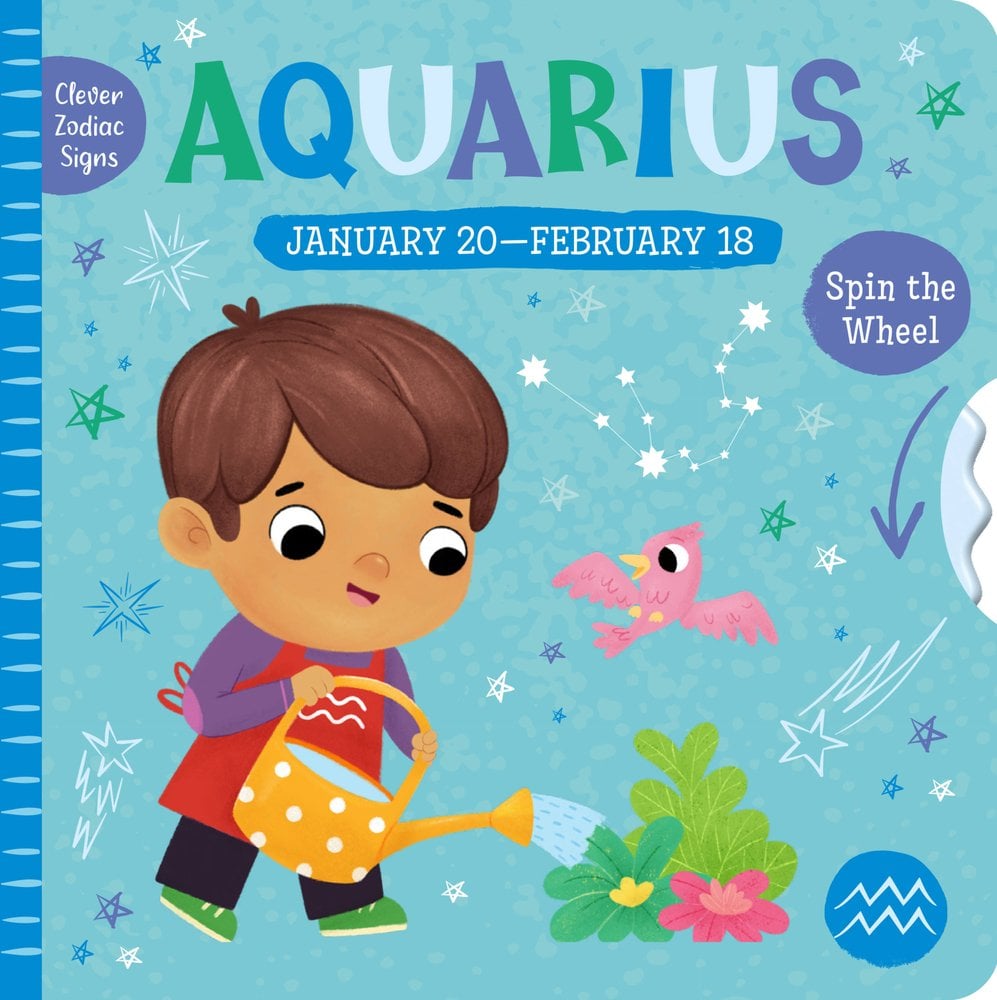 Cover of the Aquarius Clever Zodiac Signs board book