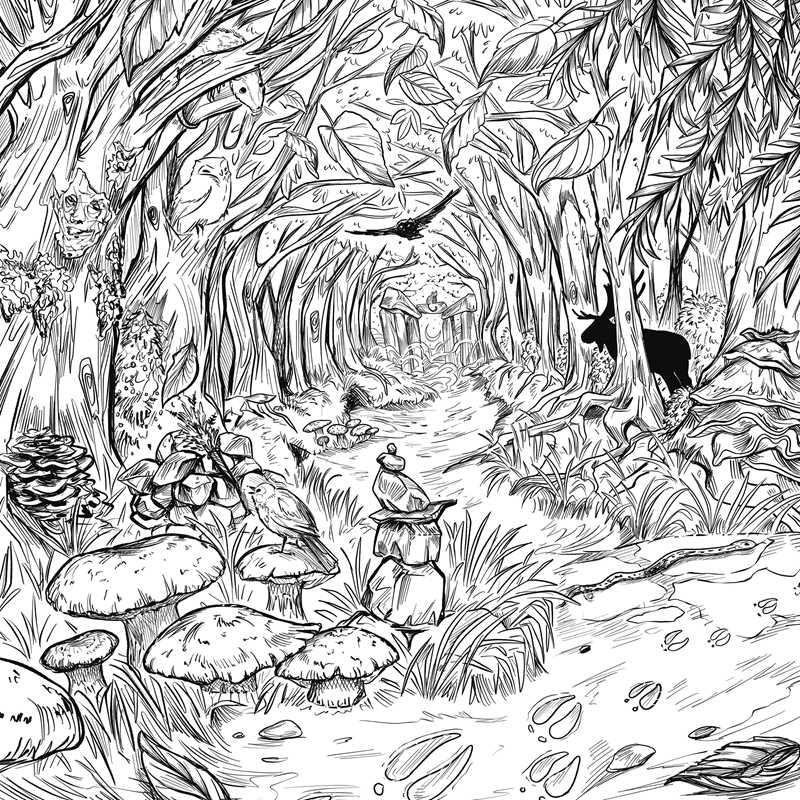 Green Witch's Coloring Book by Arin Murphy-Hiscock