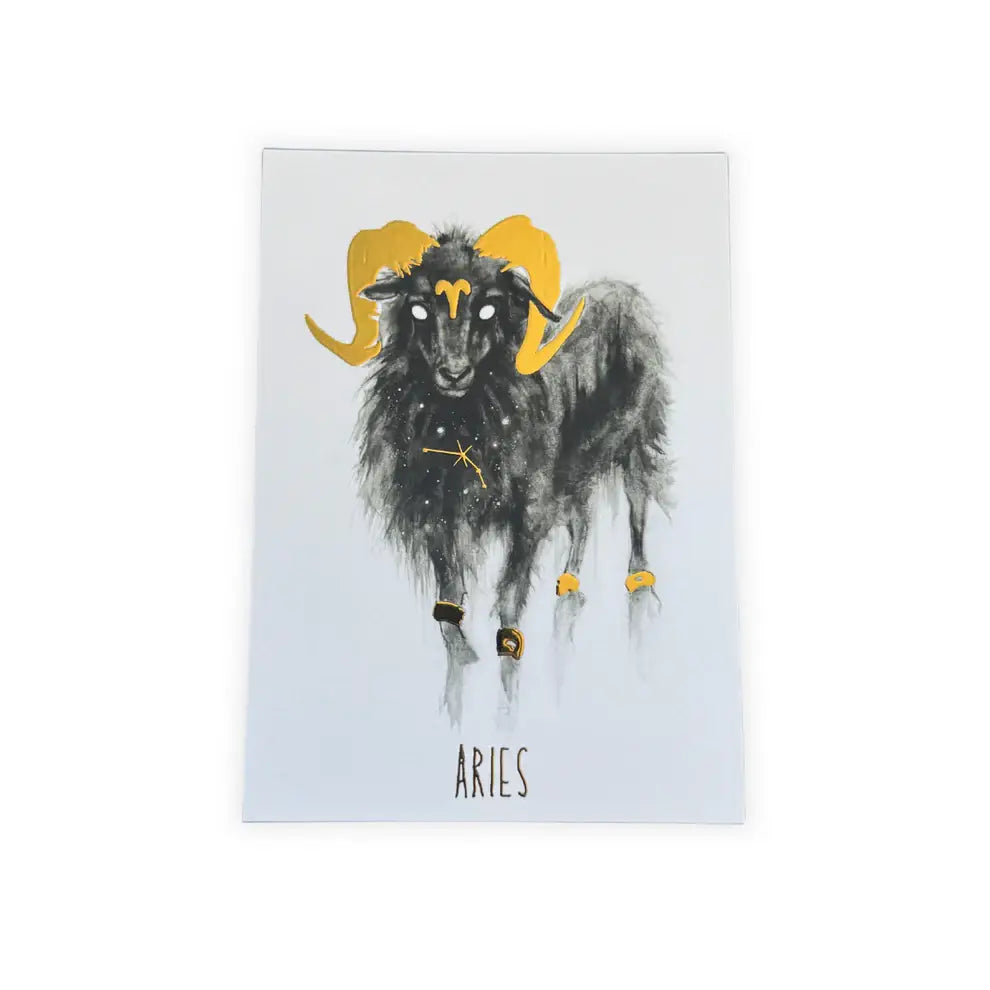 Zodiac Foil Print