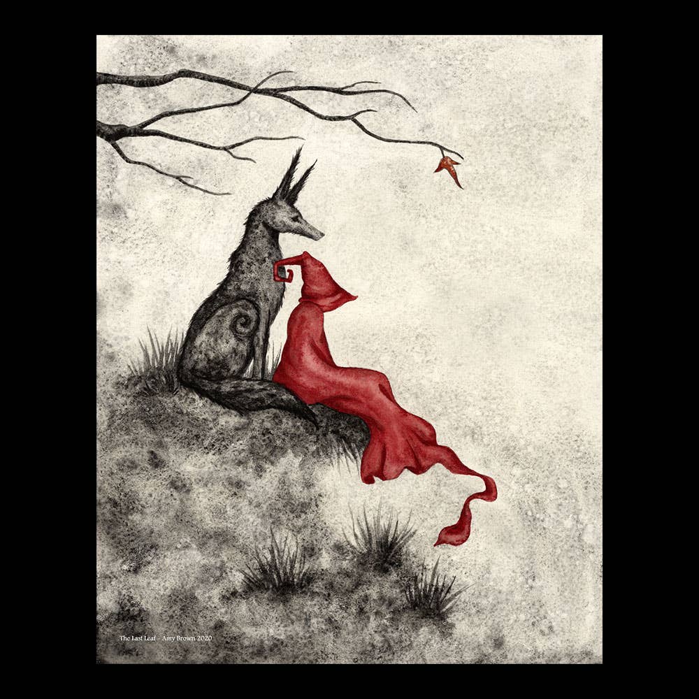 The Last Leaf by Amy Brown – 8x10 Signed Fantasy Art Print