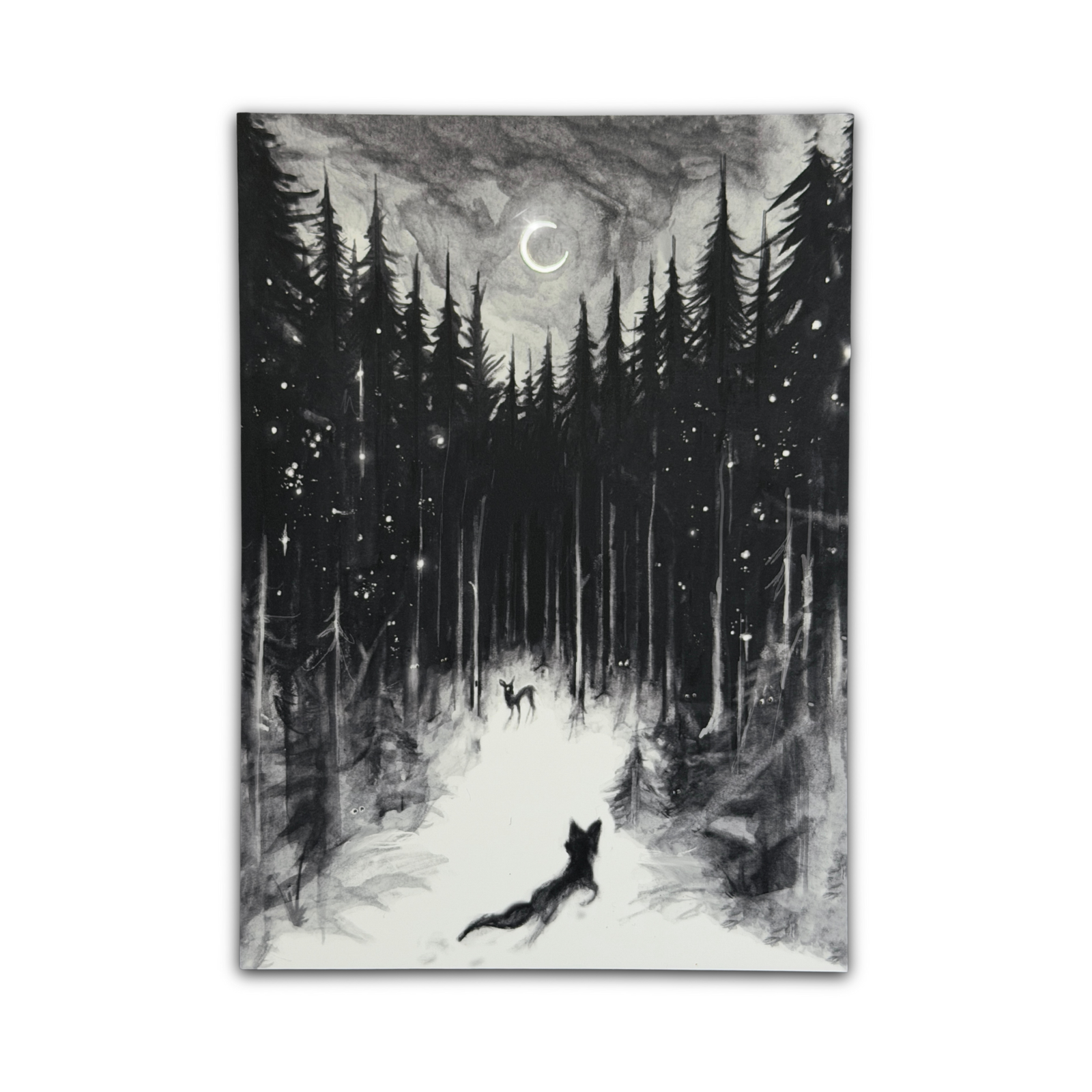 Midwinter Timbers Foil Print 5x7