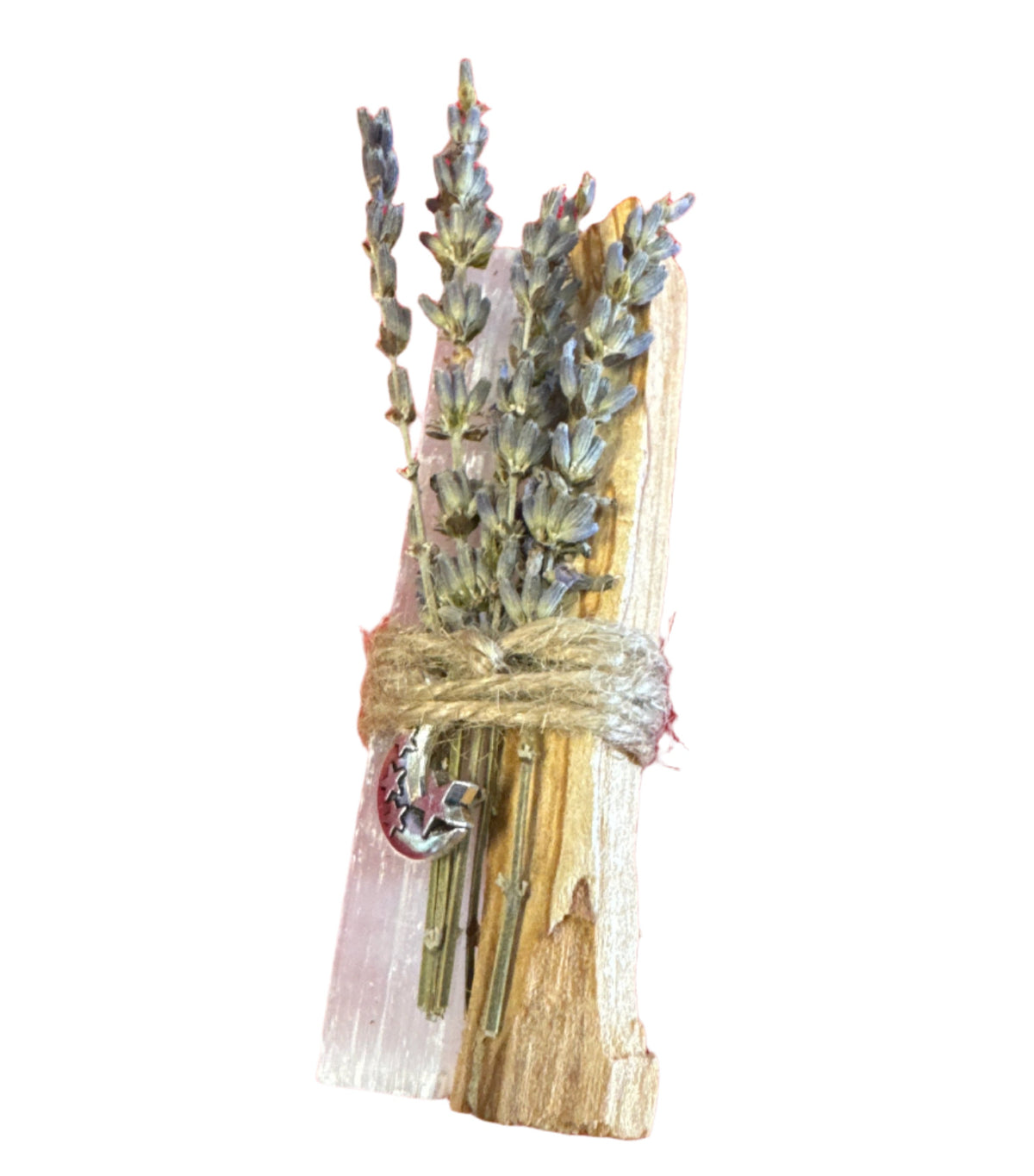 Handcrafted Floral Smudge Stick | Sage & Botanicals for Cleansing