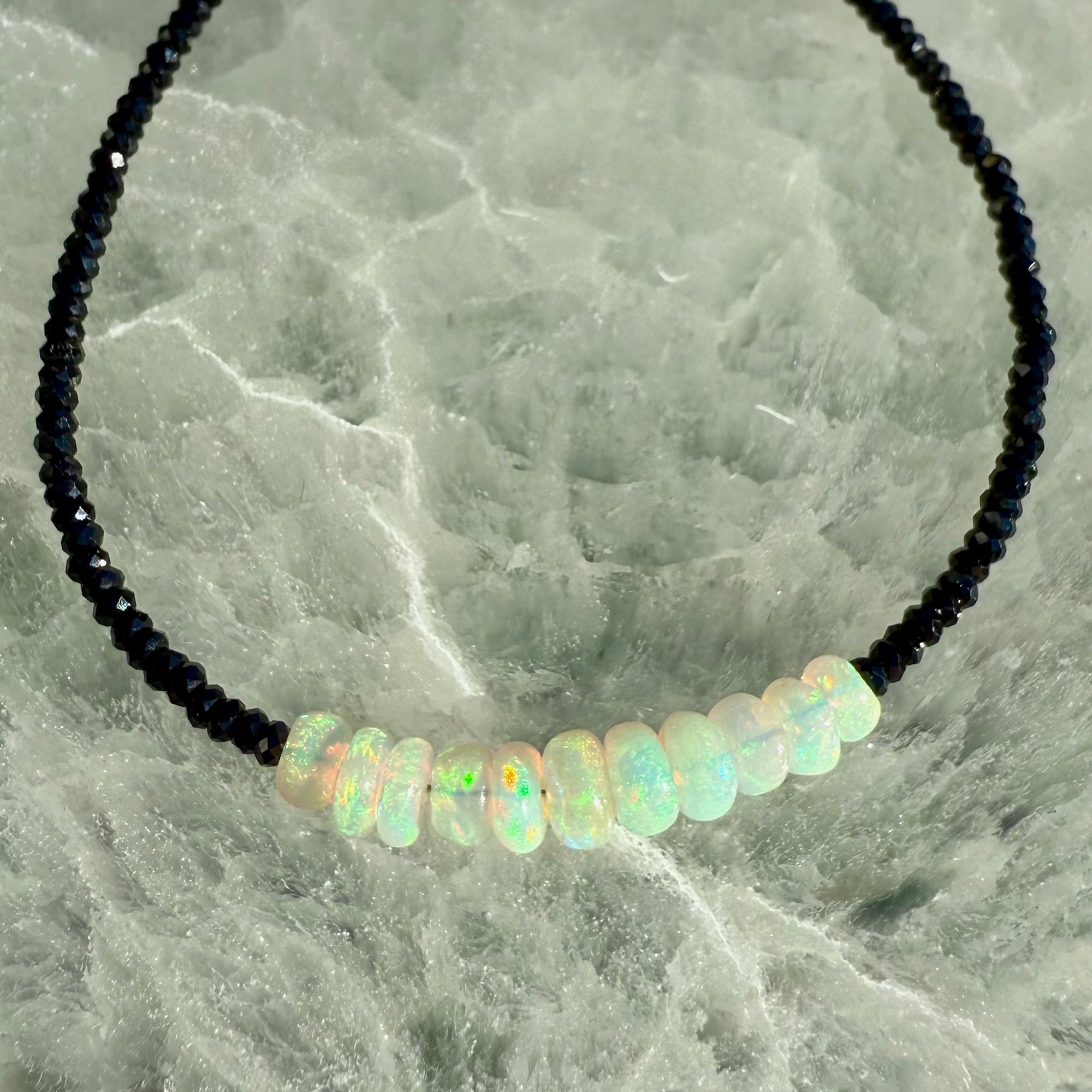 Dainty Faceted Gemstone Bracelet