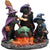Black Cats and Cauldron Statue