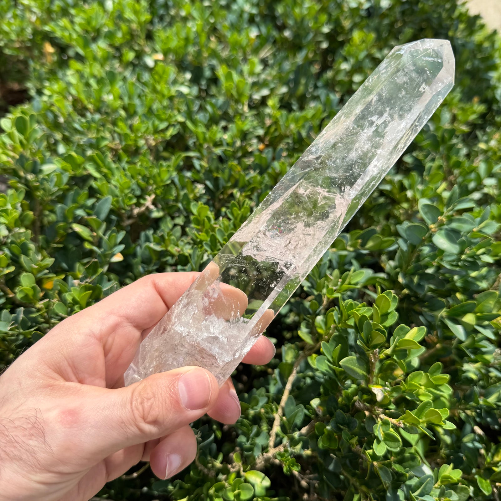 Large Clear Quartz Polished Point