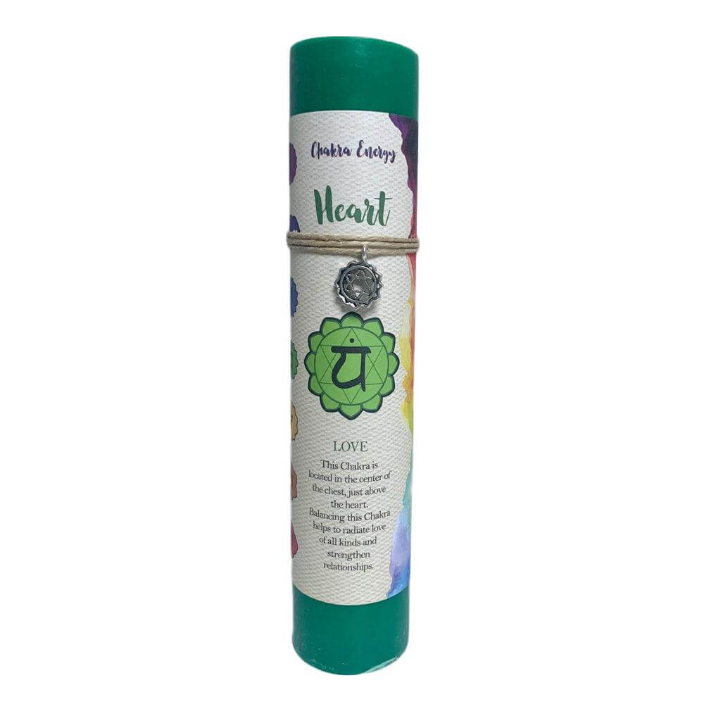 Chakra Pillar Candle 7" - Choose your Style