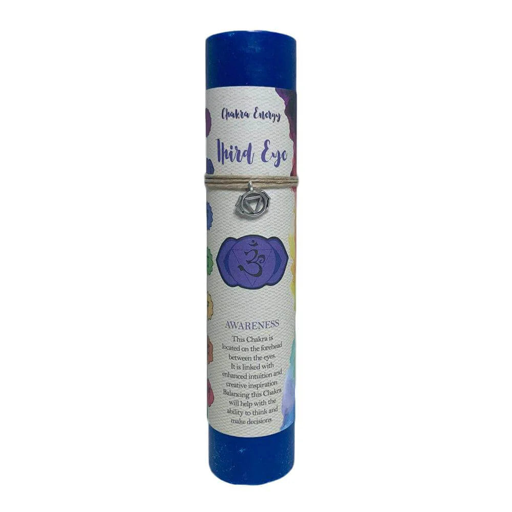 Chakra Pillar Candle 7" - Choose your Style