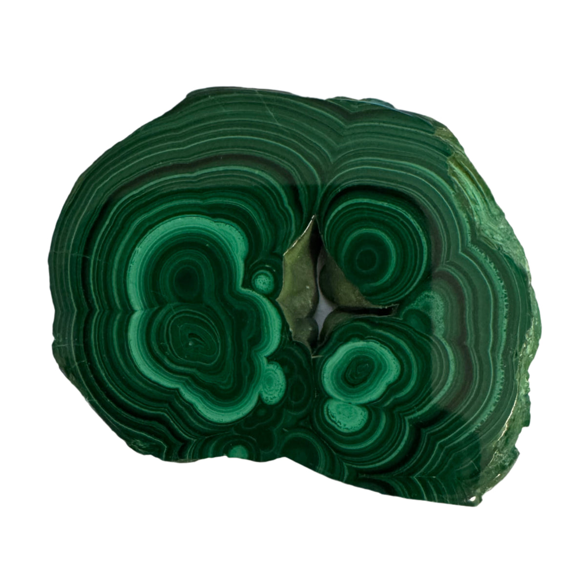 Polished Malachite Slice Specimen | Protection & Confidence