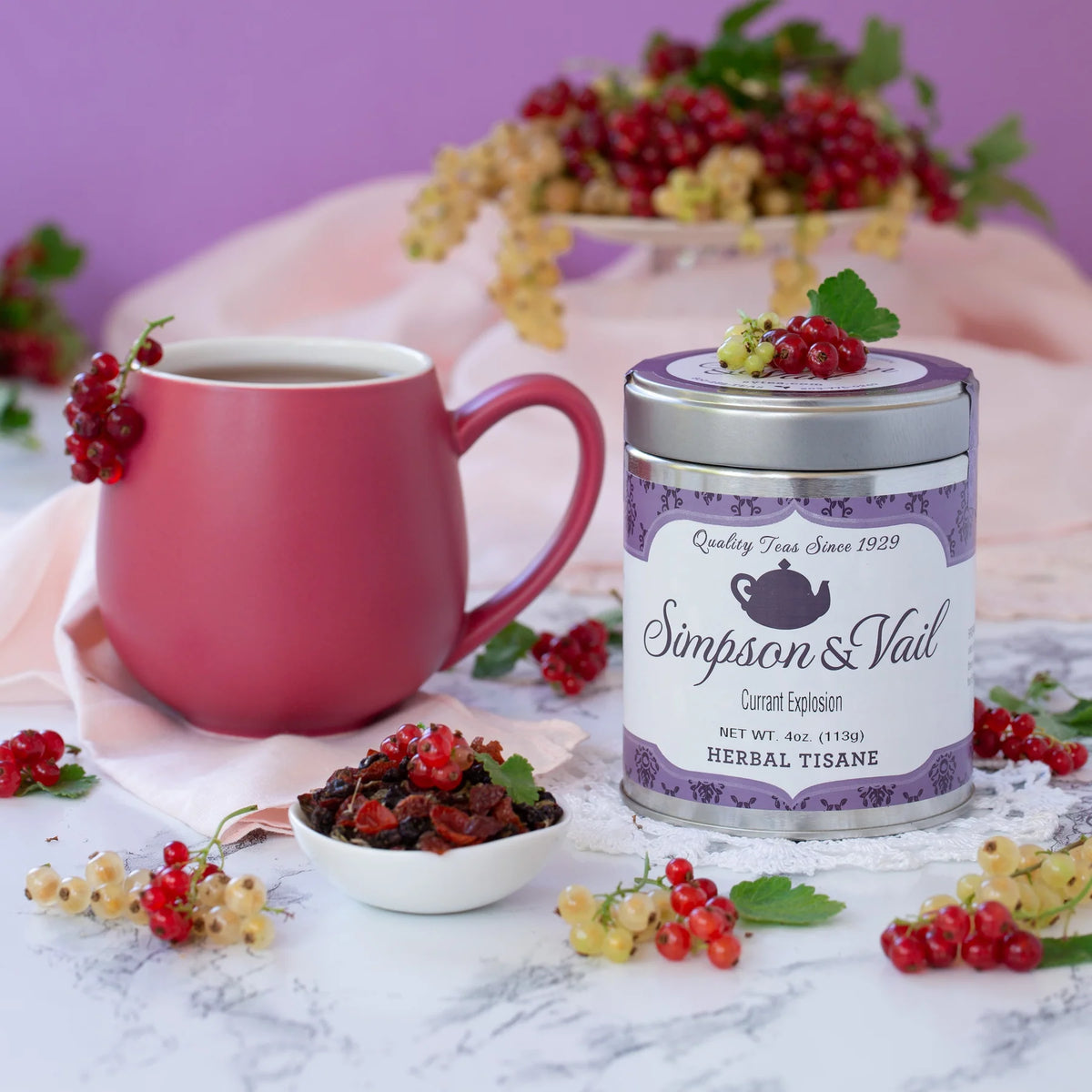 Currant Explosion - Herbal Tisane 4 Ounce Tin