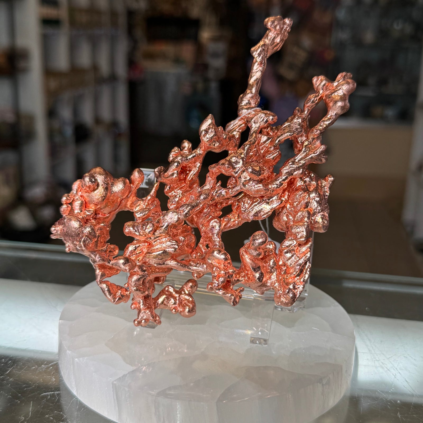 Sculptured Michigan Copper Specimen