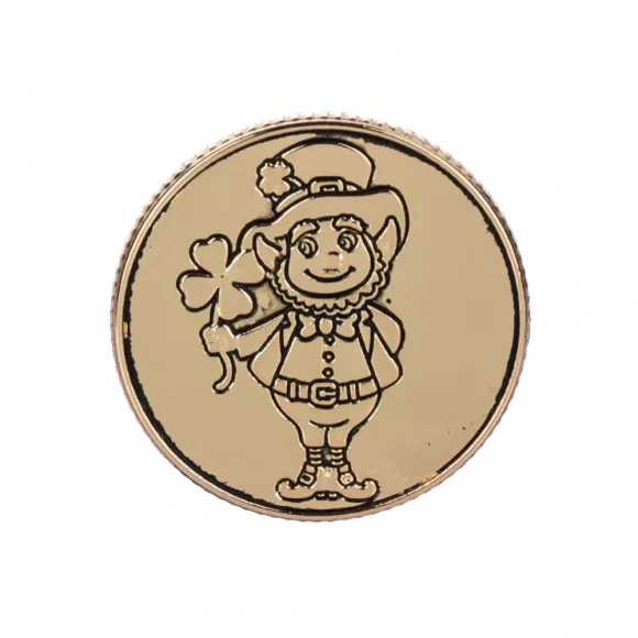 Lucky Leprechaun Coin Pocket Charm – Irish Luck Token