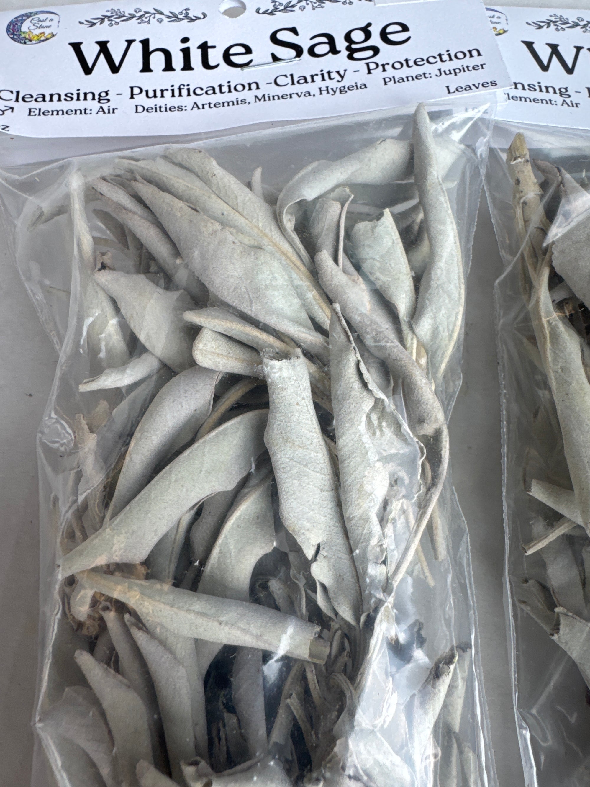 White Sage 1oz (Salvia Apiana) | Sacred Smudge Herb for Cleansing & Protection