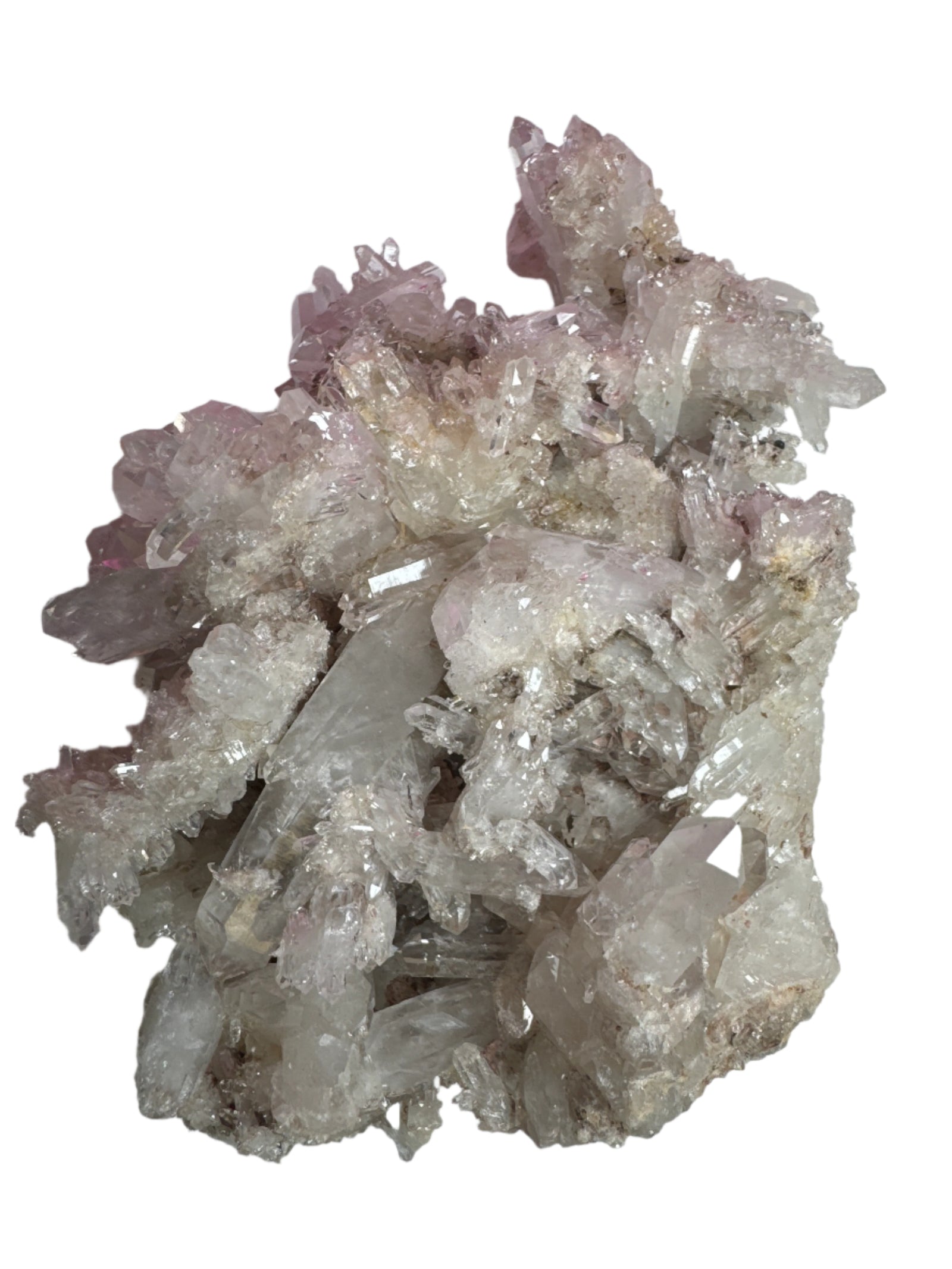 Large Pink Lithium Quartz Cluster
