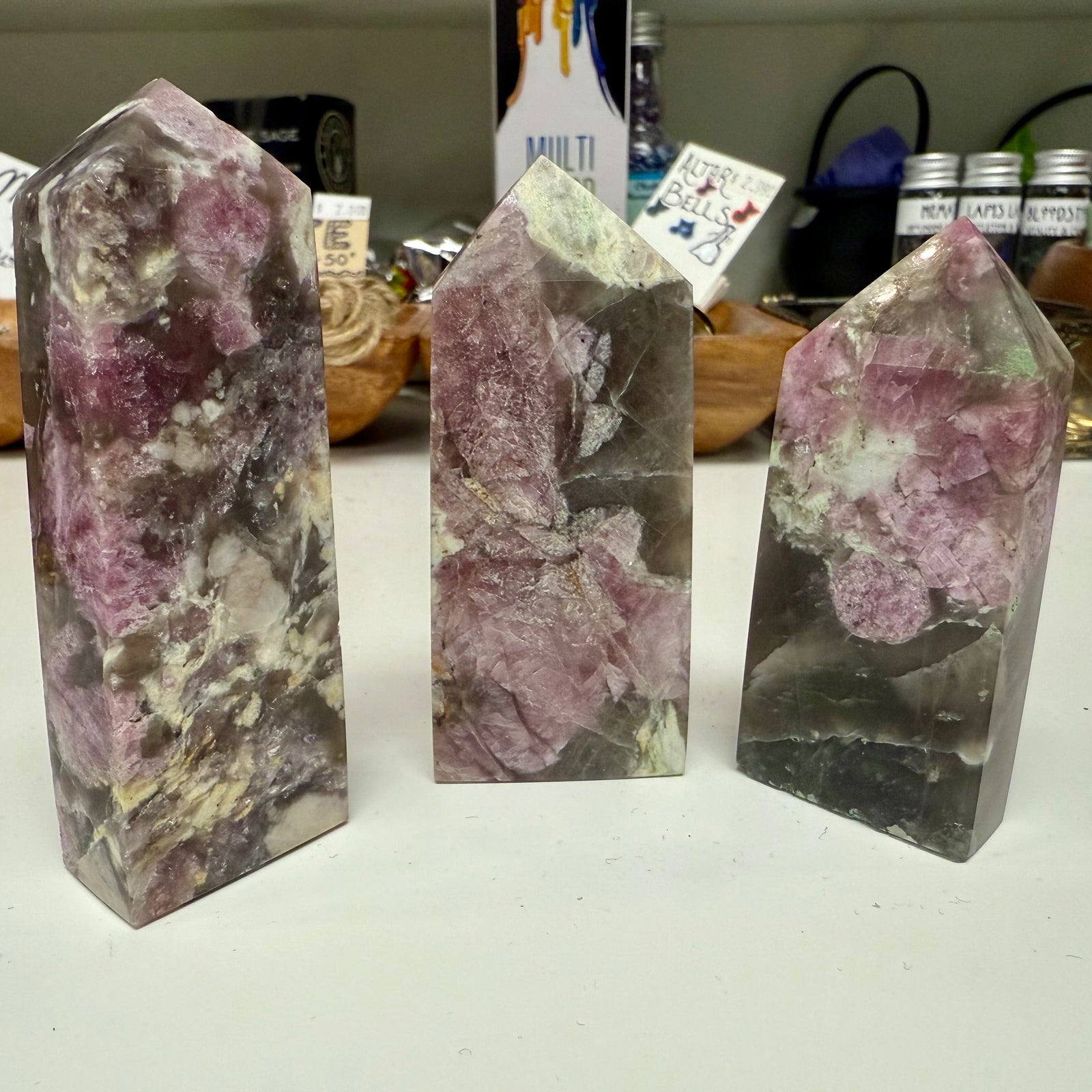 Pink Tourmaline Gemstone Point | 4-Sided Obelisk for Love & Healing