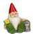 Gnome with flower and watering can