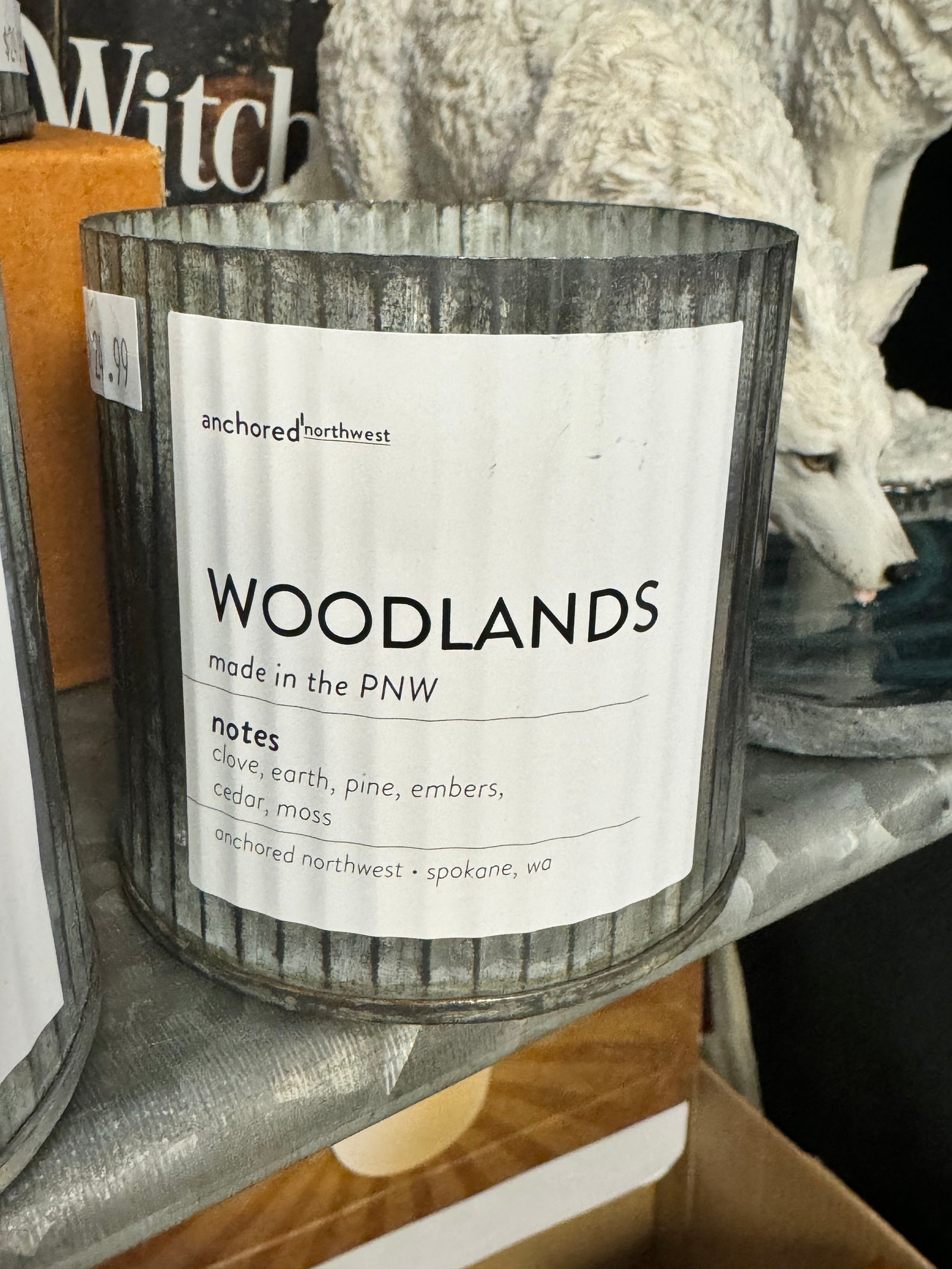 Woodlands Wood Wick Rustic Farmhouse Soy Candle