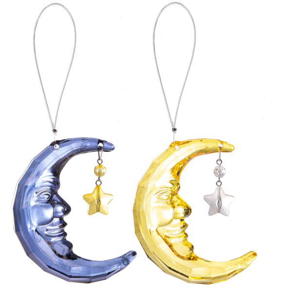 Charming Moon Ornament