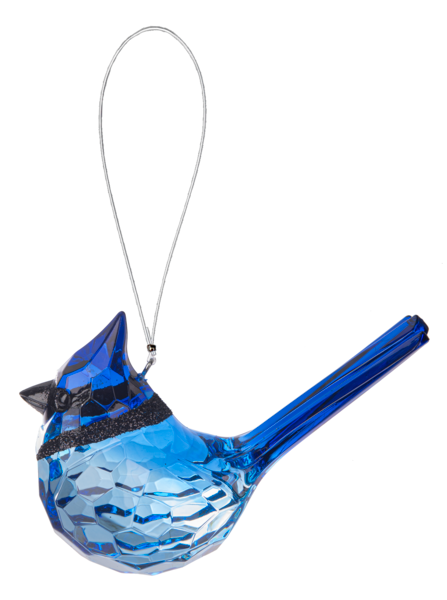 Elegant Blue Jay Ornament