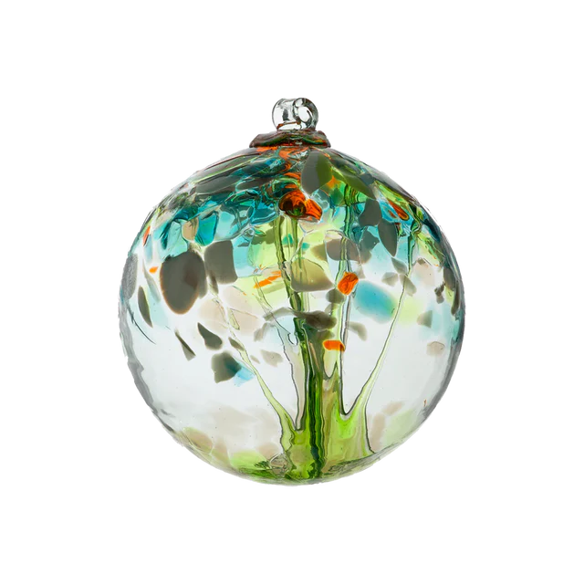 Tree of Enchantment | Rebirth 6" hand-blown Art Glass Ornament