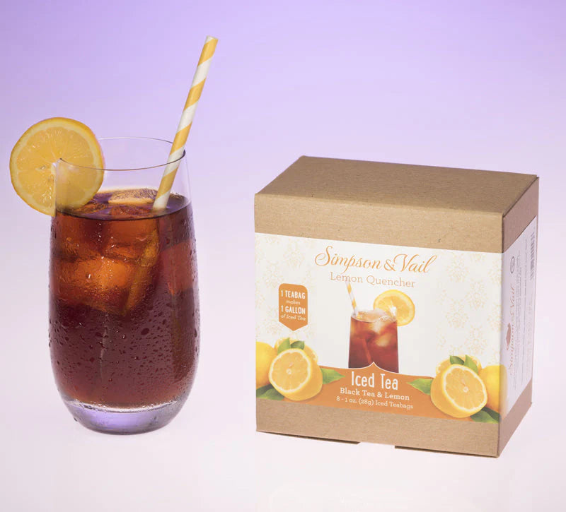 Lemon Quencher Black Iced Teabags - 8 Count