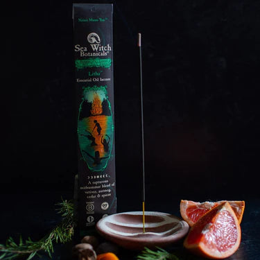 Litha Incense: All-Natural Vetiver, Nutmeg, Cedar & Spices