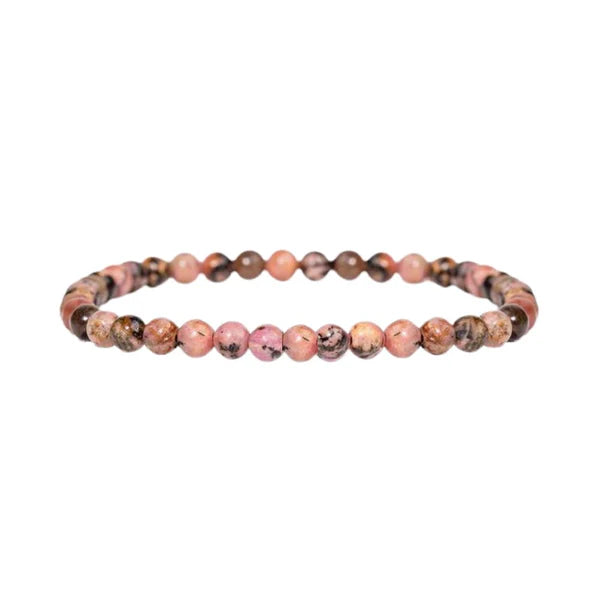 Rhodonite Stretch Bracelet - 8mm