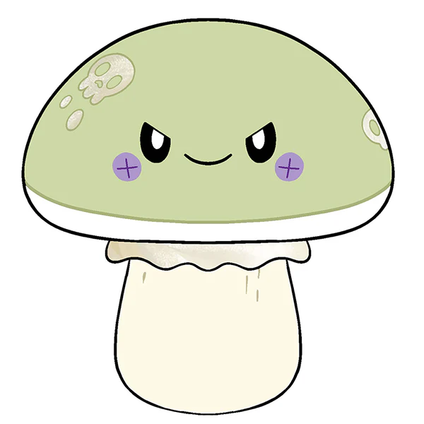 Mini Squishable Deathcap Mushroom