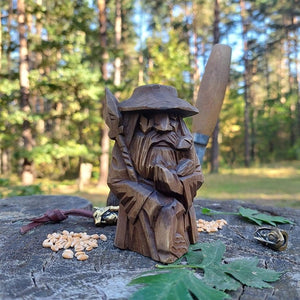 Wise Old Odin Viking Figurine