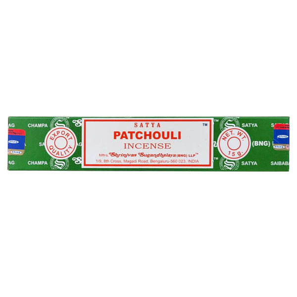 Satya Patchouli Incense for Meditation &amp; Grounding