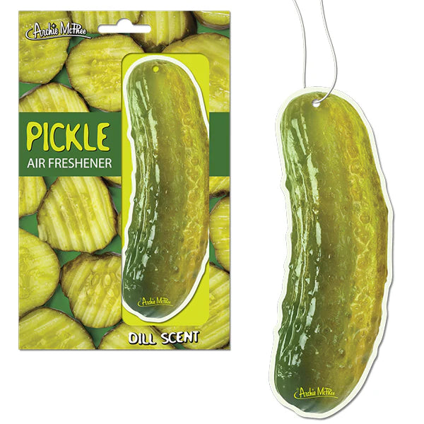 Pickle Air Freshener 🥒 5.5" Dill-Scented Car Ornament