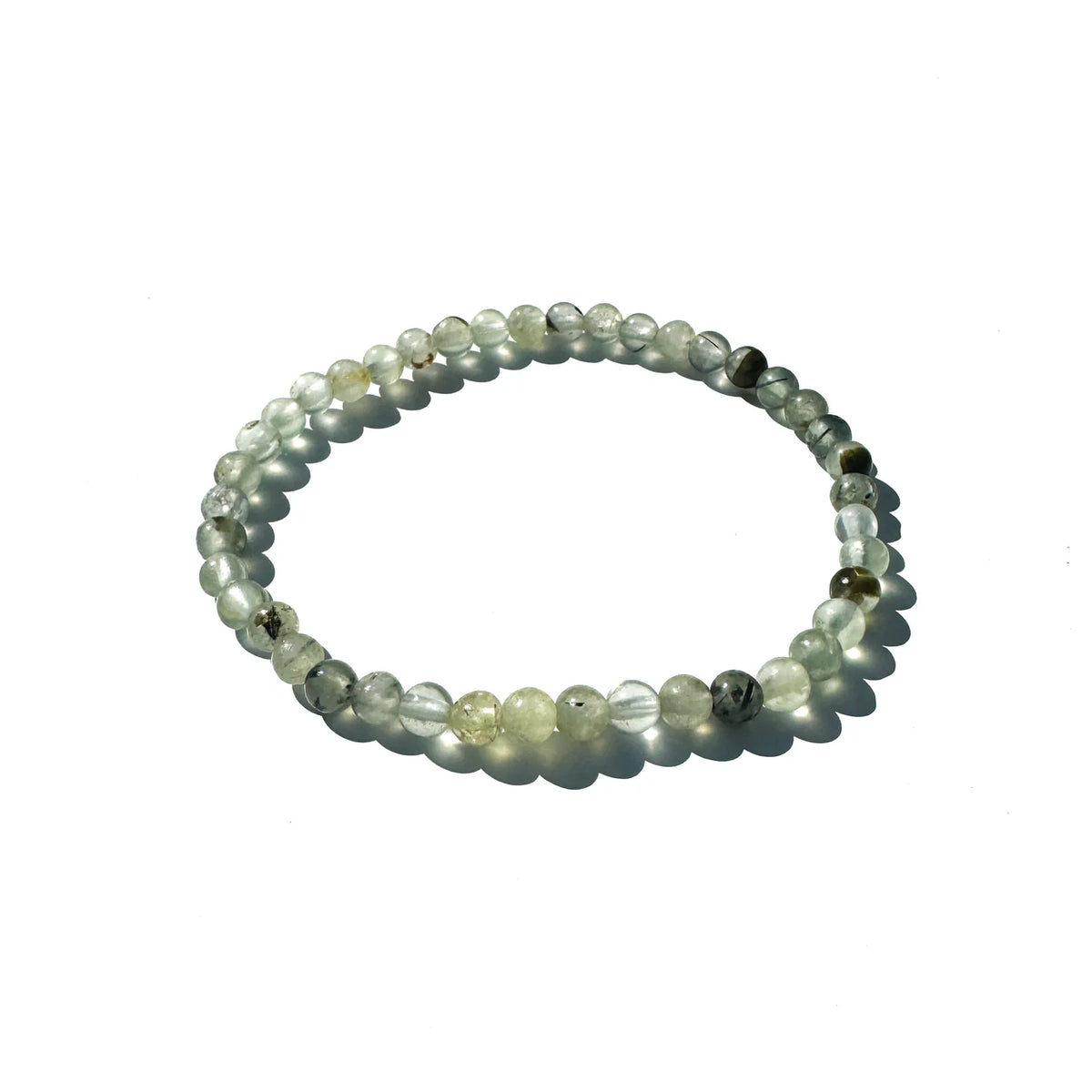 Prehnite Stretch Bracelet 4mm