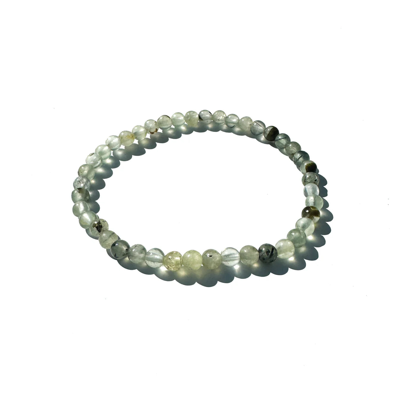 Prehnite Stretch Bracelet 4mm