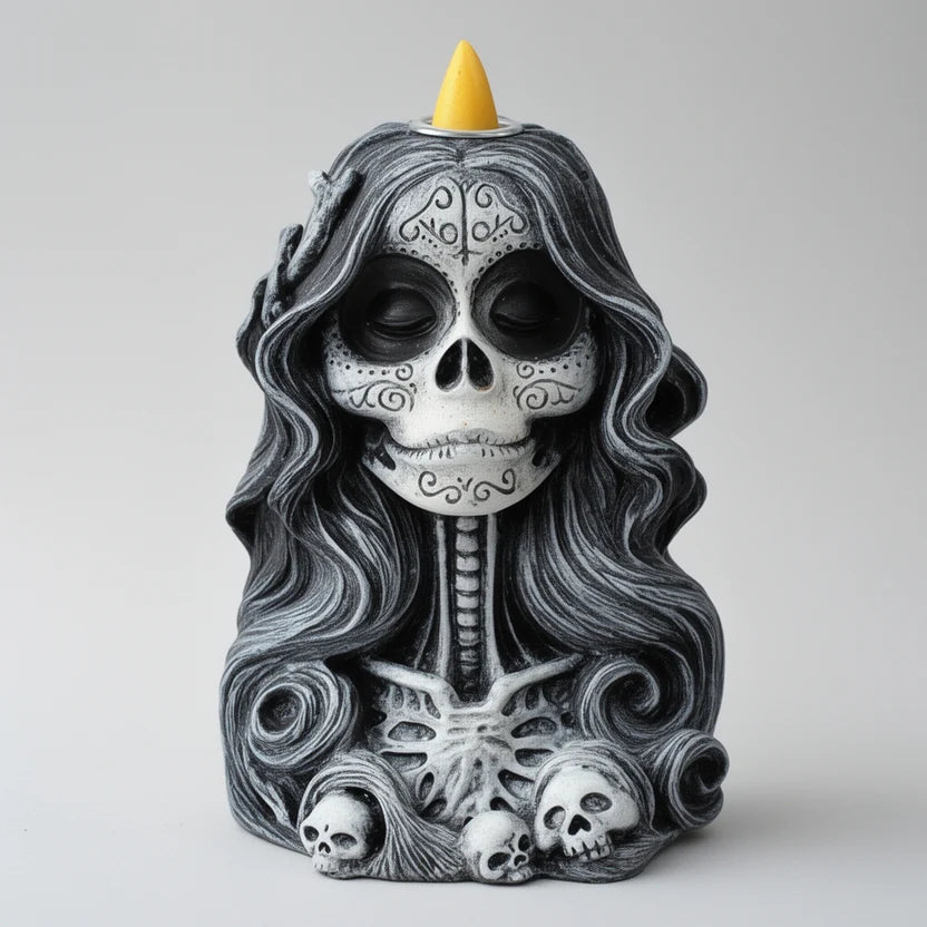 Santa Muerte Backflow Incense Burner