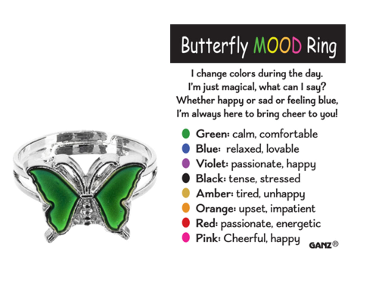 Butterfly Mood Ring
