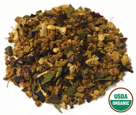 Turmeric Ginger Citrus Herbal Wellness Tea