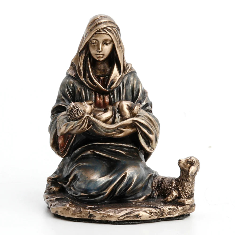 Sitting Mary Holding Baby Jesus